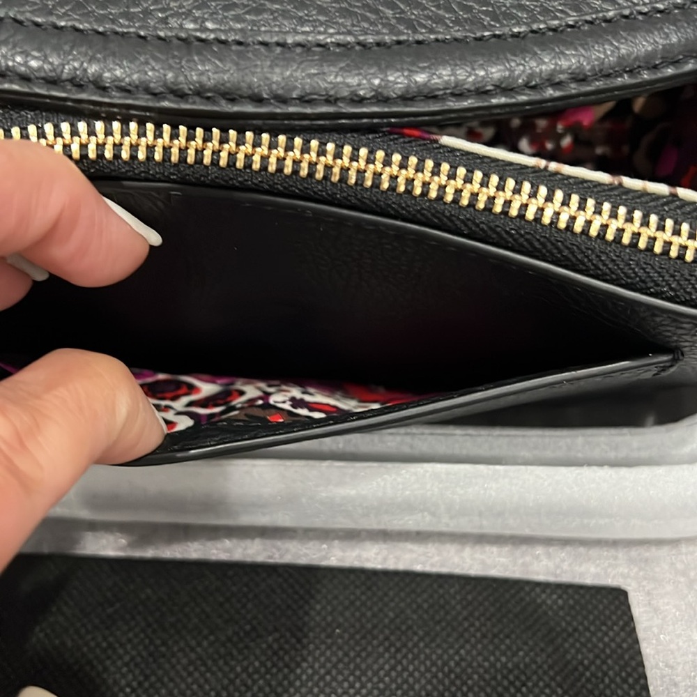 Vera Bradley Ultimate Crossbody, Black Genuine Leather - Picture 11 of 16